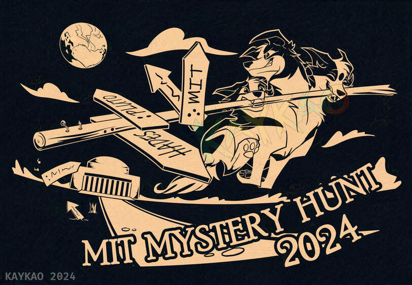 MIT Mystery Hunt 2024 Commemorative Shirt Design